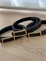 کمربند مستطیل (قهوه ای) - Image 2