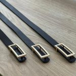 کمربند مستطیل (قهوه ای)