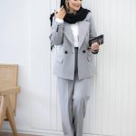 شلوار گاباردین طوسی